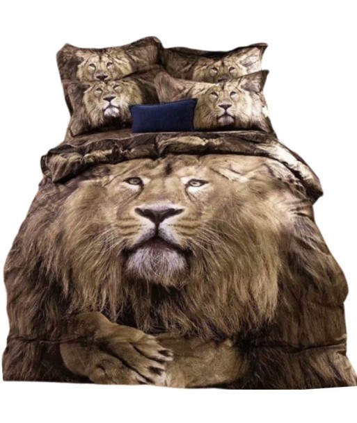 Housse de Couette Lion Visage paiement sécurisé