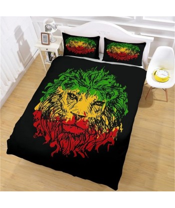 Housse de Couette Motif Lion Reggae la livraison gratuite