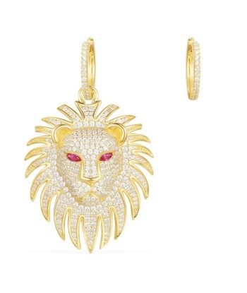 Boucle d'Oreille Lion Design Amélioration de cerveau avec