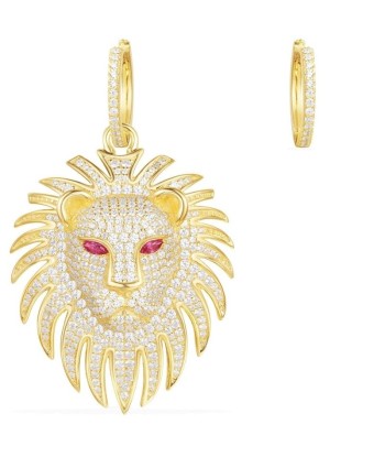 Boucle d'Oreille Lion Design Amélioration de cerveau avec