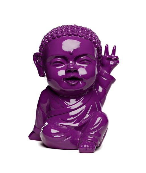 Statue Buddha Iki Glossy Violet Economisez 