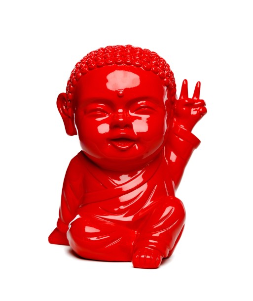 Statue Buddha Iki Glossy Rouge Le MVP de beaucoup