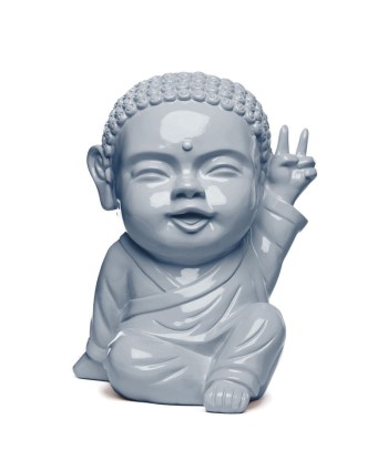 Statue Buddha Iki Glossy Gris Venez découvrir notre 