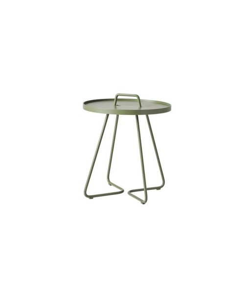 Table d'appoint on-the-move olive ou a consommer sur place