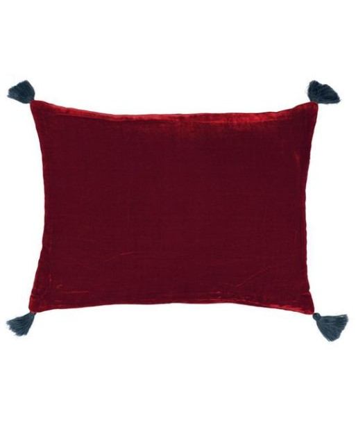 Coussin Goa Pompons Terracotta ou a consommer sur place