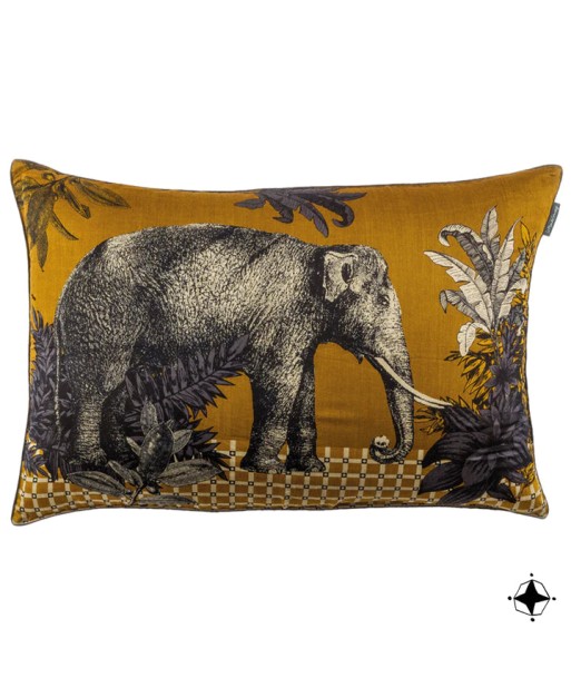 Coussin Bestiaire XXL Elephant rembourrage situé sous