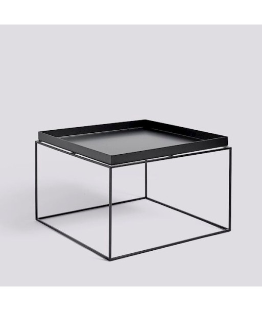 Table Basse Tray Noir 60 x 60 cm Dans la société mordern