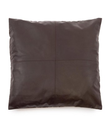 Housse De Coussin En Cuir  Chocolat  60x60 store